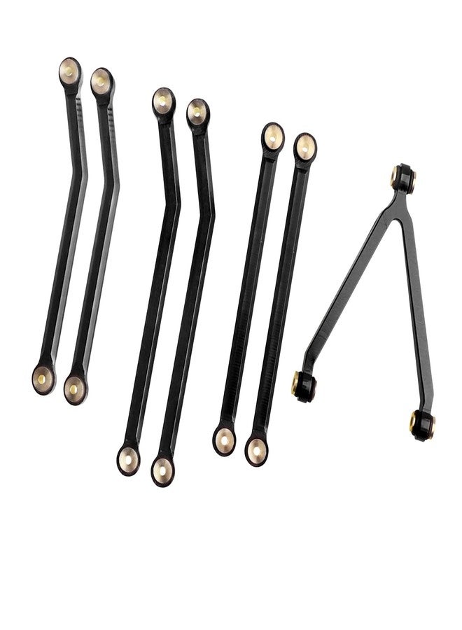 AllinRC High Clearance Chassis Links Set for SCX24 Bronco JLU C10 AXI00001 AXI00002 Axial 1/24 RC Crawler Car (Black) - Image 3
